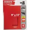 Diablo Sanding Sheet, 11 in L, 9 in W, Medium, 100 Grit, Aluminum Oxide Abrasive, Paper Backing, 4PK DCS911100S04G - alternate 2