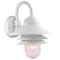 Homeroots White Three Tier Lamp Shade Outdoor Wall Light 398636 - alternate 4