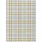 Homeroots 10' X 14' Yellow And Gray Plaid Washable Indoor Outdoor Area Rug 601379 - alternate 8