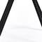 Homeroots Set of Two Beige and Black Fabric and Steel Dining Arm Chairs, 2PK 719343 - alternate 4