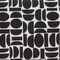 Homeroots 49in White and Black Fabric and Solid Wood Upholstered Bench 668858 - alternate 9
