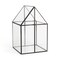 Homeroots 10" Black And Clear Glass And Metal Box 392582 - alternate 7