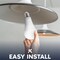 Luxrite A23 LED Light Bulb, E26 Base Bulb, 33 Watts, 4000 Lumens, Dimmable, 3500K Natural White, 4PK LR21457 - alternate 5