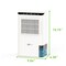 Edendirect 4.65 pt. 1,000 sq. ft. Quiet 30-45dB Dehumidifier in White for Bedroom ZRCS10 - alternate 8