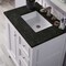 James Martin Vanities De Soto 30" Single Vanity, Bright White, w/ 3 CM Phantome Eclos Top 825-V30-BW-3PHT - alternate 5