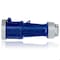 Leviton Pin & Sleeve Connector, 60 A, 250V AC, Three Phase, 3 Pole, IEC Grounding, NEMA 3R, 4X, 6P, 12 460C9WLEV - alternate 1