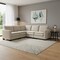 Homeroots 89" Khaki Fabric Modular Sofa 568292 - alternate 7