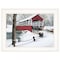 Homeroots Crisp Winter Evening 1 White Framed Print Wall Art 404476 - alternate 1