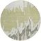 Homeroots 8' Sage And Ivory Round Abstract Washable Indoor Outdoor Area Rug 613604 - alternate 8