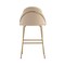 Manhattan Comfort Gracie Barstool in Tan and Gold - Set of 2 2-BS022-GTN - alternate 6