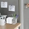 Acrimet Desktop Organizer Pencil, Pen, Paper, Clip, Caddy Holder (Plastic) (Paper Included) (Crystal Color) 954.3 - alternate 6