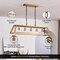Vidalite Shura Brushed Brass 5-Light Cage Pendant Light with Adjustable Heads, Integrated LED, 3000K, 2500L CE1009221 - alternate 4