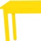 Homeroots 48" Yellow Solid Wood Dining Table 548857 - alternate 6