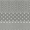 Homeroots 9' X 12' White And Black Chevron Washable Indoor Outdoor Area Rug 612302 - alternate 5
