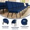 Flash Furniture 18.5"W Stacking Church Chair in Navy Blue Fabric, 4PK 4-XU-CH-60096-NVY-GG - alternate 9