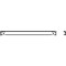 Siemens ALPHA 1250 DIN crossbar for N/PE busbar support W = 750 mm 8GK4854-0KK30 - alternate 2