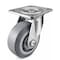 Hyw Products Heavy Duty Caster 5in x 2in Non-Marking Rubber Wheel Stainless Steel - Swivel (Flat) 40-50S-A1-INF(FLAT)(STS) - alternate 1