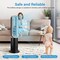 Simple Deluxe 34 Inch Bladeless Tower Fan with Remove, Heater and Fan Combo for Indoor Use, Cooling Oscillating F HIFANXBLALES34BS01 - alternate 4