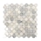 Apollo Tile 12x12 Oriental White Marble Polished Floor and Wall Mosaic Tile 4.83 sqft/case, 5PK APLDC88P16A - alternate 1