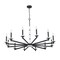 Z-Lite Kaden 12-Light Chandelier, 48 in W, Matte Black 3045-12MB - alternate 6