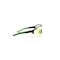 Jackson Safety Maxview+, Safety Glasses, Anti-Fog & Anti-Scratch, Amber Lens, Black/Green Frame, Half-Frame 60002 - alternate 10