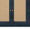 Homeroots 60" Blue Wood And Rattan Distressed Sideboard with Four Doors 568420 - alternate 7
