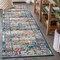 Jonathan Y Bohemian FLAIR Boho Vintage Medallion Navy/Cream 2 ft. x 8 ft. Runner Rug BMF103B-28 - alternate 1