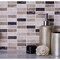 Apollo Tile 12x12 Emperador Dark, Beige Travertine Marble Polished Floor and Wall Mosaic Tile 5 sqft/case, 5PK APL013288MPA - alternate 5
