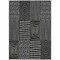 Homeroots 5' X 8' Black And Ivory Geometric Washable Indoor Outdoor Area Rug 596903 - alternate 6