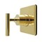 Kingston Brass Single-Handle Six-Way Diverter Valve with Square Trim Kit, Polished Brass KS4042CML - alternate 1
