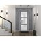 Vdomdoors Front Exterior Prehung FiberGlass Door Frosted Glass / Manux 8552 Grey Ash / Office Commercial and MANUX8552EXD-SS-W36 x H80-Right-hand Inswing - alternate 4