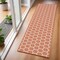 Homeroots 6' Coral And Ivory Geometric Indoor Outdoor Area Rug 556318 - alternate 6