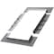 Factory 2 U Skylights Low-Pro Shingle Roof Flashing Kit for Deck Mount 30 1/16"x37 7/8", 30 1/16"x45 3/4", 30 1/16x54 7/16 805425 - alternate 1