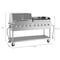 Koolmore 72 in. 10-Burner Commercial Outdoor Propane Gas Grill w/ 36 in. Roll Dome Cover and 36 in. Griddle CGKIT7-D36G36 - alternate 4