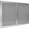 Ghent Enclosed Vinyl Bulletin Board 36x60", Satin PA23660VX-193 - alternate 1
