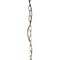 Homeroots White And Gold Empire Three Light Metal and Beads Dimmable Chandelier 611331 - alternate 3