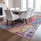 Homeroots 3' X 5' Red Gold And Teal Blue Village Houses Washable Indoor Outdoor Area Rug 577877 - alternate 7