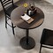 Flash Furniture Bennett 30 in Round Solid Wood Indoor Tabletop in Dark Brown with 18 in Round Bar Height GSF-RD30-DKBRN-TR18B-GG - alternate 6