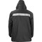 Reflective Apparel ANSI Type R Class 3 Waterproof 3-Seasons Parka, Outer Shell 431ST-BK-6X - alternate 3