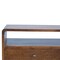 Homeroots 35in Chestnut Solid Wood Enclosed and Open Storage TV Stand 719177 - alternate 9