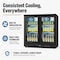 Yeego 35.43 inch Commercial Bar Counter Beverage Refrigerator YG-BTC-210FC-1.0-ZO - alternate 6