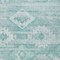 Homeroots 9' X 12' Aqua Turquoise And Ivory Southwestern Washable Indoor Outdoor Area Rug 588688 - alternate 5