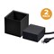 Bostitch Konnect Power Expansion Kit, Includes Pencil Cup and Two Outlet Charger for Desktop, Black KT2-PTLCUP - alternate 6
