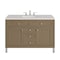 James Martin Vanities Chicago 48'' S Vanity, Walnut Whisper, w/ Jasmine Pearl Silestone Top w/FreePower Wireless Charger 503-V48-WLW-FEJP - alternate 1