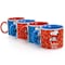 Gibson Peanuts Snoopy Songs 4 Piece 21oz Stoneware Mug Set in Assorted Designs 80629.01 - alternate 5