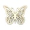 Homeroots 23" X 19" X 4" Light Yellow Rustic Butterfly Wooden Wall Decor 274492 - alternate 1