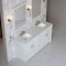 James Martin Vanities Bellshire 72" Double Vanity, Bright White w/ 3 CM Eternal Jasmine Pearl Silestone Top 660-V72-BW-3EJP - alternate 7