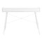 Homeroots 47" White Wood and Metal Parsons Computer Desk 489835 - alternate 8