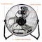 Vie Air 20 Inch 3 Speed Motor Metal Floor Drum Fan in Black VA-20W - alternate 4