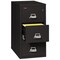 Fireking 17-3/4" W 3 Drawer File Cabinet, Black, Letter 3-1831-CBL - alternate 3